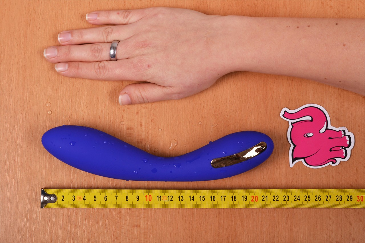 Električni sex vibrator Midnight Impulse (21,5 cm) + poklon EEG gel 500 ml
