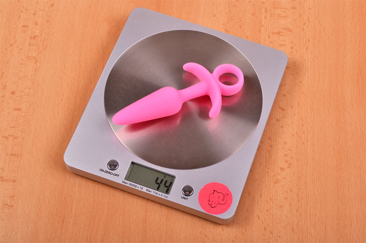 Analni čep Pink Shining, na vagi