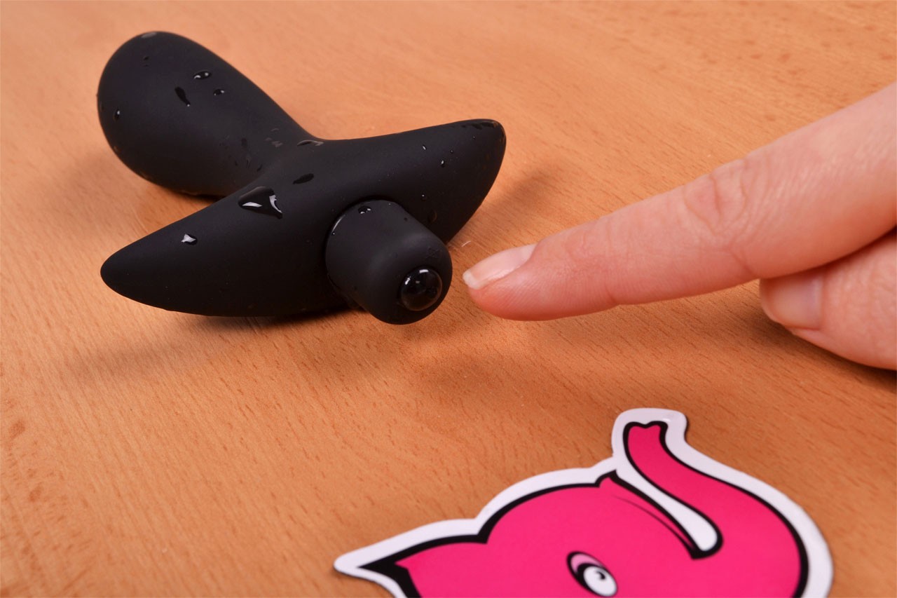 Prostate Jet vibrirajući analni čep - gumb za uključivanje