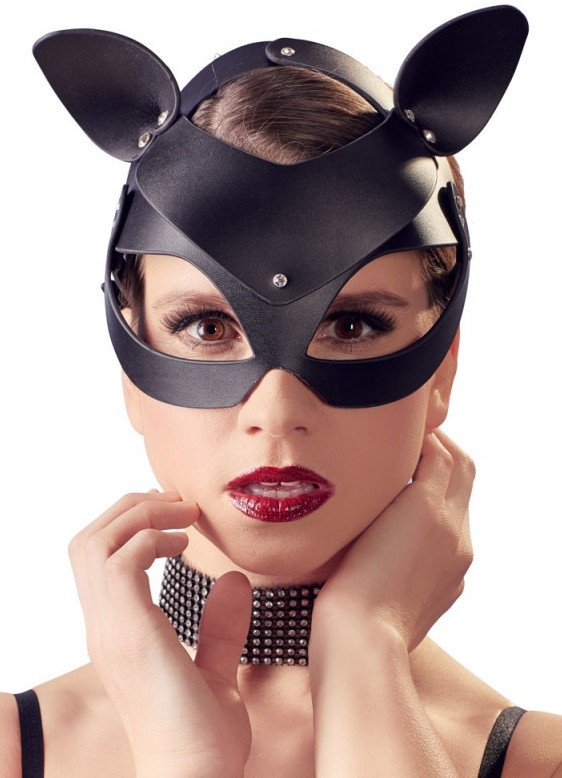 Maska sa kamenčićima Sexy Cat