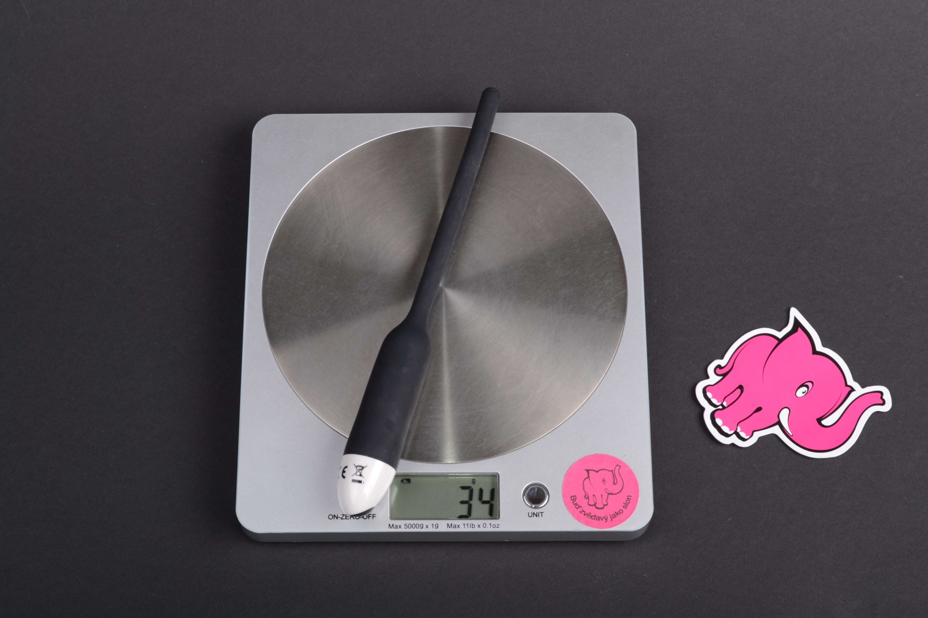 Darkness Vibe vibrirajući dilatator, s utegom