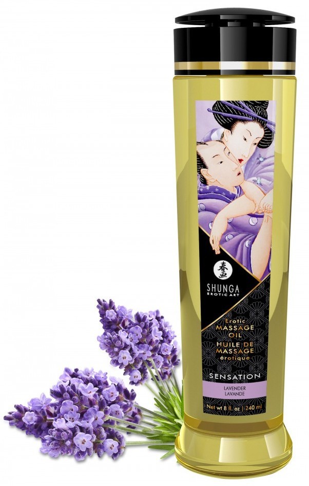 Shunga Sensation ulje za masažu lavanda (240 ml)