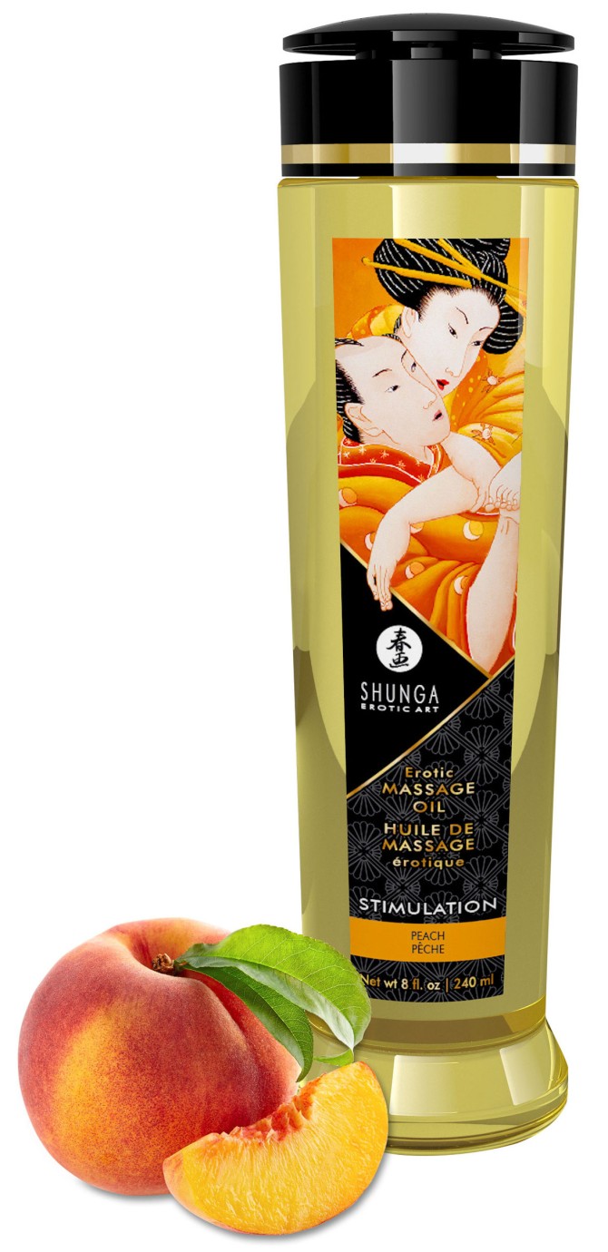 Shunga Stimulation ulje za masažu breskva (240 ml)