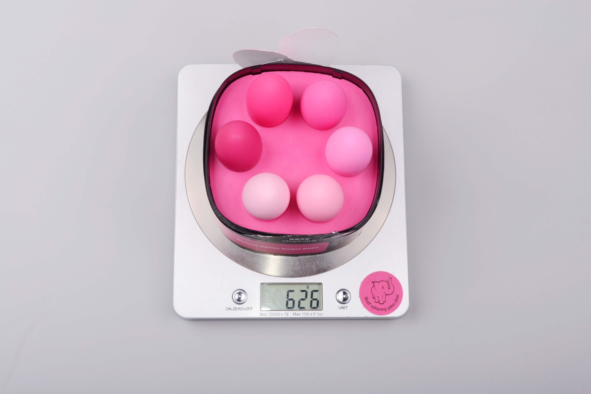 Deluxe set vaginalnih bučica Petite Kegel Balls, težina