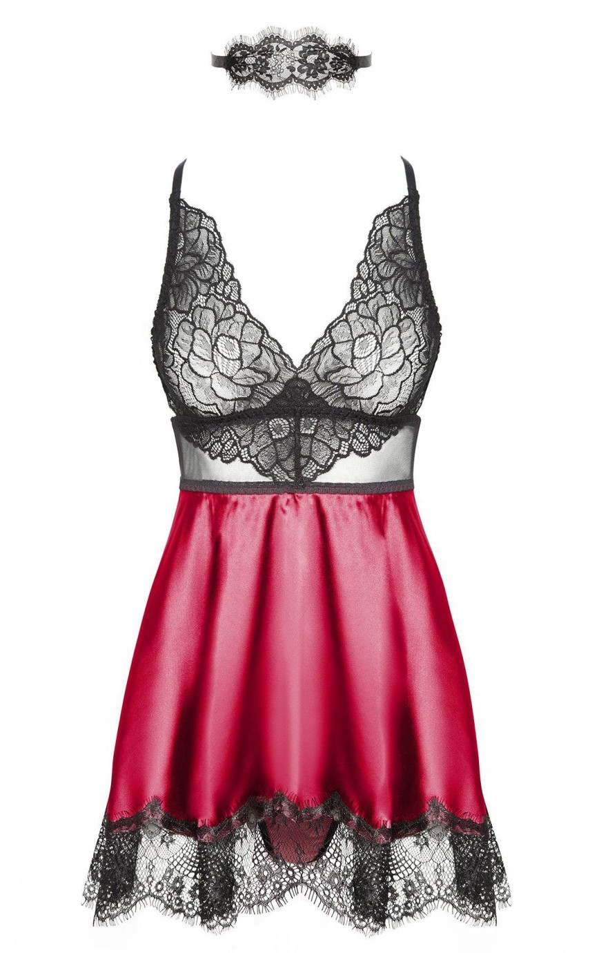 Milli čipkasta košulja s maskom za oči