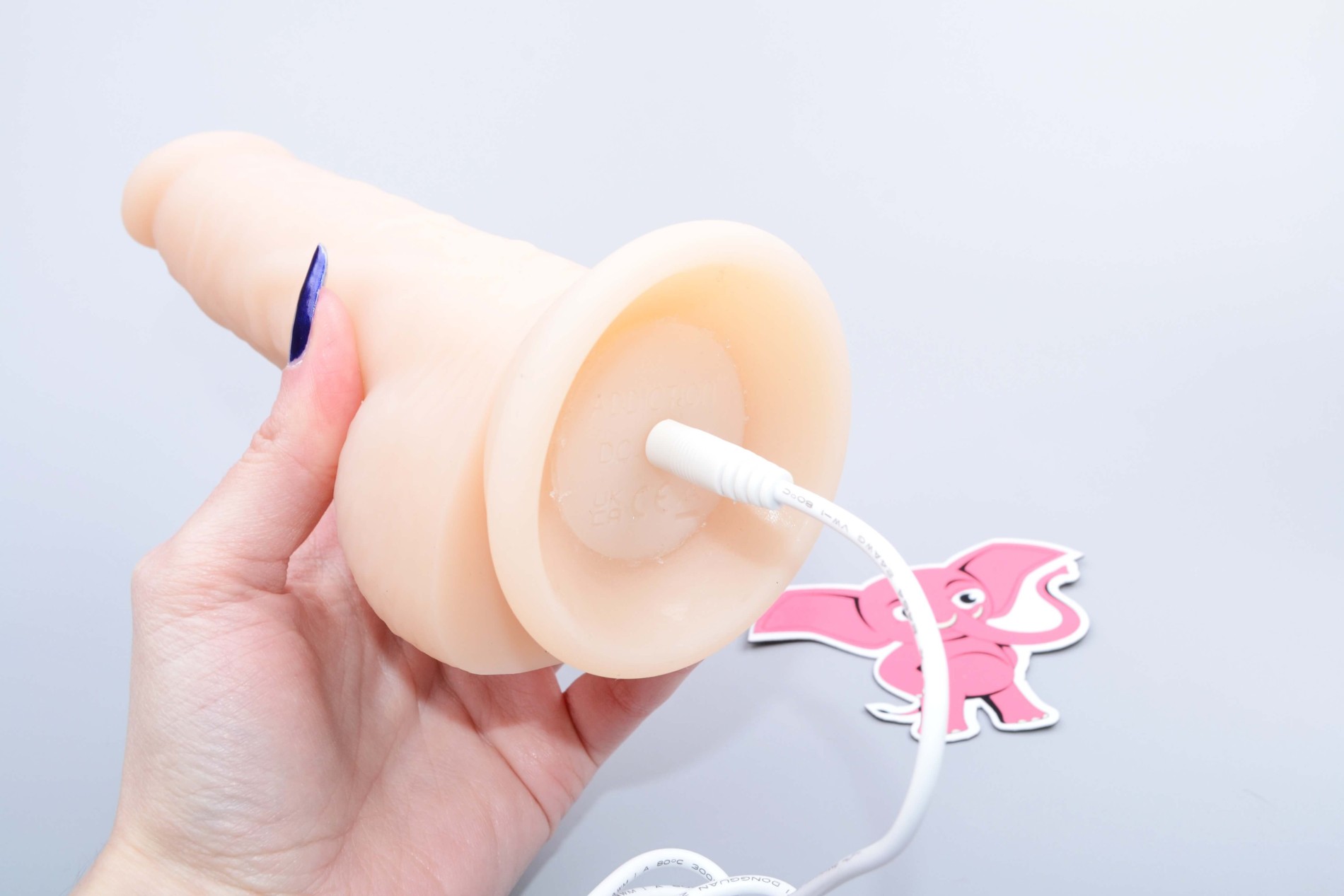 Realistični dvostruki silikonski rotirajući vibrator s Real Rock daljinskim upravljačem, punjenje