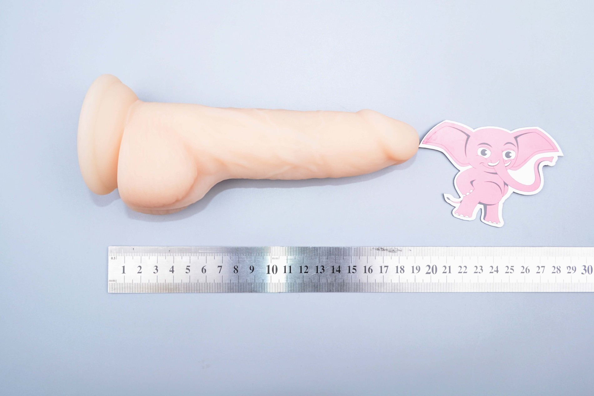 Realističan dvostruki silikonski rotirajući vibrator s Real Rock daljinskim upravljačem, dimenzije