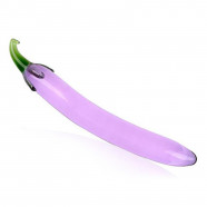 Stakleni dildo Mr. Patlidžan (19 cm)