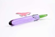 Stakleni dildo Mr. Patlidžan (19 cm)