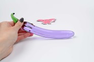 Stakleni dildo Mr. Patlidžan (19 cm)