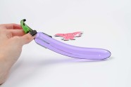 Stakleni dildo Mr. Patlidžan (19 cm)