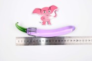 Stakleni dildo Mr. Patlidžan (19 cm)