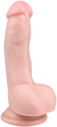 Easytoys dildo s vakuumom i testisima 15 cm