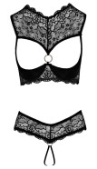 Cottelli shelf bra with string