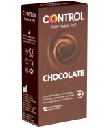 Control Single: Chocolate, 12 condoms with chocolate flavour