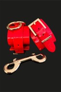Kinky Diva lisice za gležnje crvene