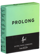 Feel «Prolong» condoms for more endurance without chemicals 3 pcs