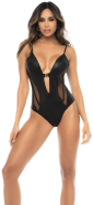 Mapalé Fenna – Bodysuit Wet Look Black
