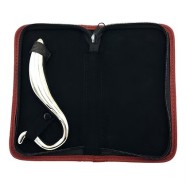 ROUGE Stainless Steel Hollow Curved Wand In Case