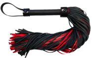 ROUGE Leather Flogger (Burgundy with Black Accessories Ananconda)