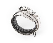 Bijela kožna ogrlica Sexy Elephant – Aria Collar