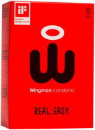 Wingman - kondomi sa kopčom na 8 kom