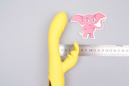 Vibrator s klitorisnom projekcijom Bee, dimenzije