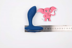 Analni čepić za masažu prostate Rapture P sa daljinskim upravljačem (11 cm) + poklon Analni gel 15 ml, dimenzije