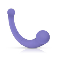 Samo dobre vibracije - dvostruki vibrator Jane - ljubičasta