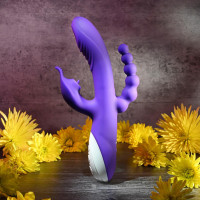 Evolved - Lick Me Triple Stim Vibe Vibrator - Ljubičasta