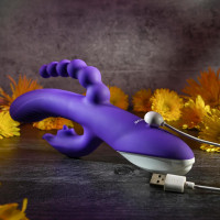Evolved - Lick Me Triple Stim Vibe Vibrator - Ljubičasta