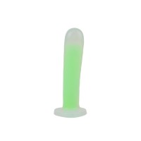 Svjetleći dildo s vakuumom Green Radiation (17 cm)
