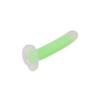 Svjetleći dildo s vakuumom Green Radiation (17 cm)