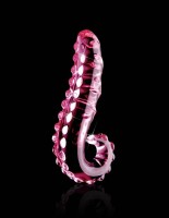 Stakleni masažni dildo Icicles br. 24 (15 cm)