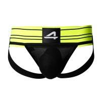 C4M Rugby Jockstrap Neon Green Renaissance