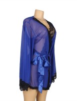 Blue lace robe Embrace Yourself
