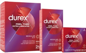 Durex Feel Thin Extra Lubricated - tanki kondomi