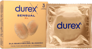 Durex Sensual - XL kondomi (3 kom)