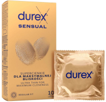 Durex Sensual - tanki kondomi (10 kom)