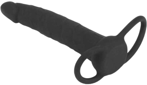 Dvostruki penetrator za penis sa kopčom (15,3 cm)