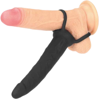 Dvostruki penetrator za penis sa kopčom (15,3 cm)