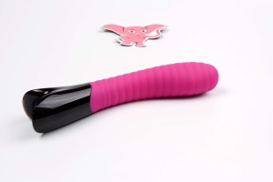 Silikonski vibrator Wavy Vibes II (20,5 cm)
