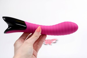 Silikonski vibrator Wavy Vibes II (20,5 cm)