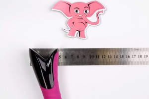 Silikonski vibrator Wavy Vibes II (20,5 cm)