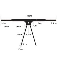 Vibrirajući strap-on set 17,8 cm