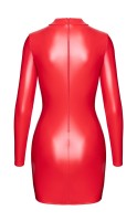 NOIR F367 Bombshell Bodycon Dress Red