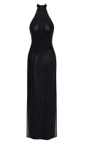 NOIR F372 Onyx Twin-slit Long Dress