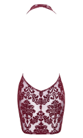 NOIR F385 Kink Royal Cascade Mini Dress