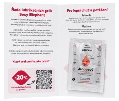 Uzorci Sexy Elephant lubrikantnog gela (6 komada)