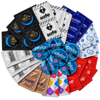 Set kondoma s dodatnim podmazivanjem – Extra Wet Pack (64 kom)